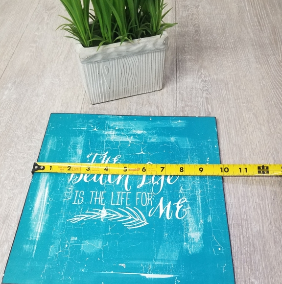 Painted Metal "Beach Life" Wall Art - Picture 5 of 6